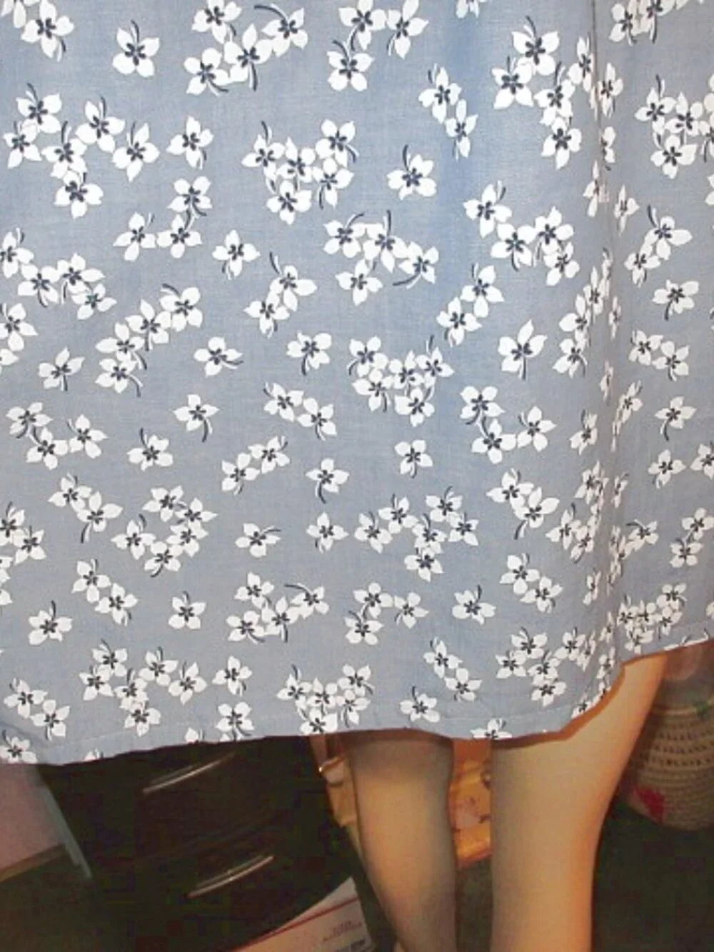 Draper James Floral Blouse Top Size L Tunic Cottagecore Southern Belle Prep NEW